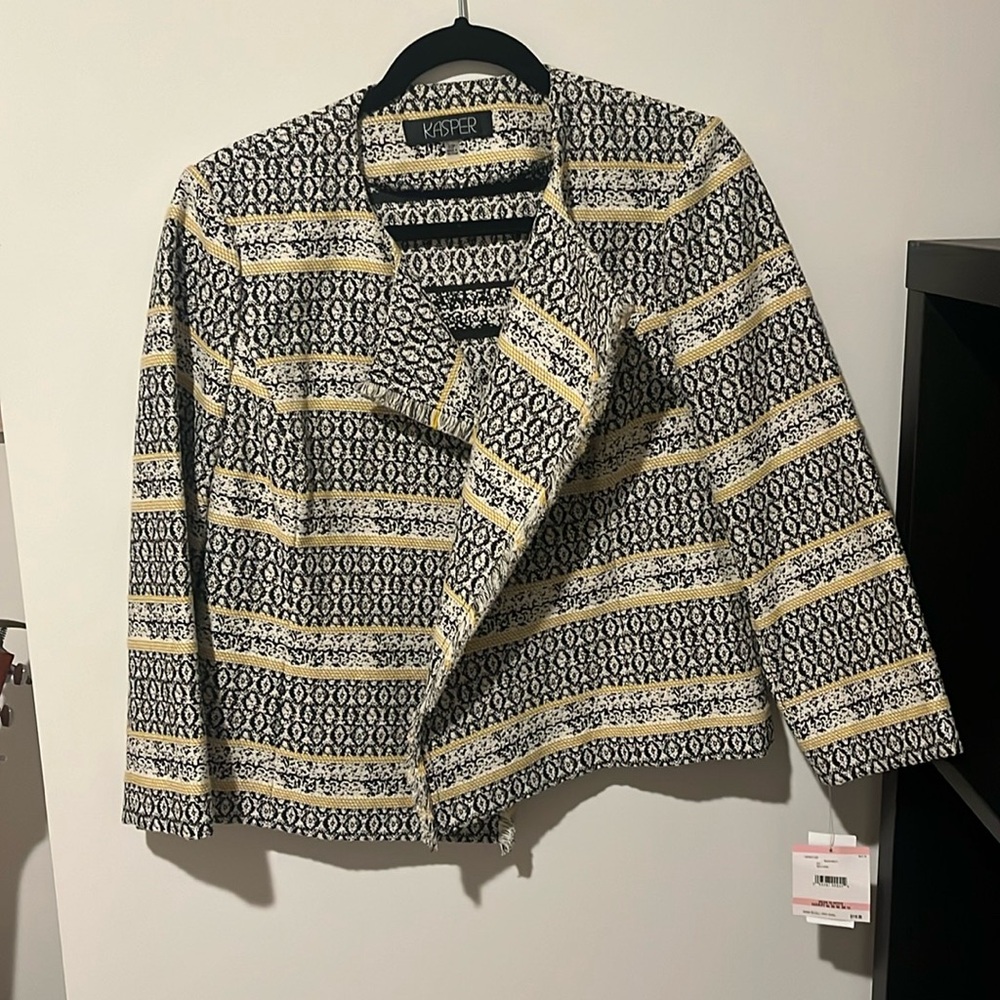 Patterned statement jacket
